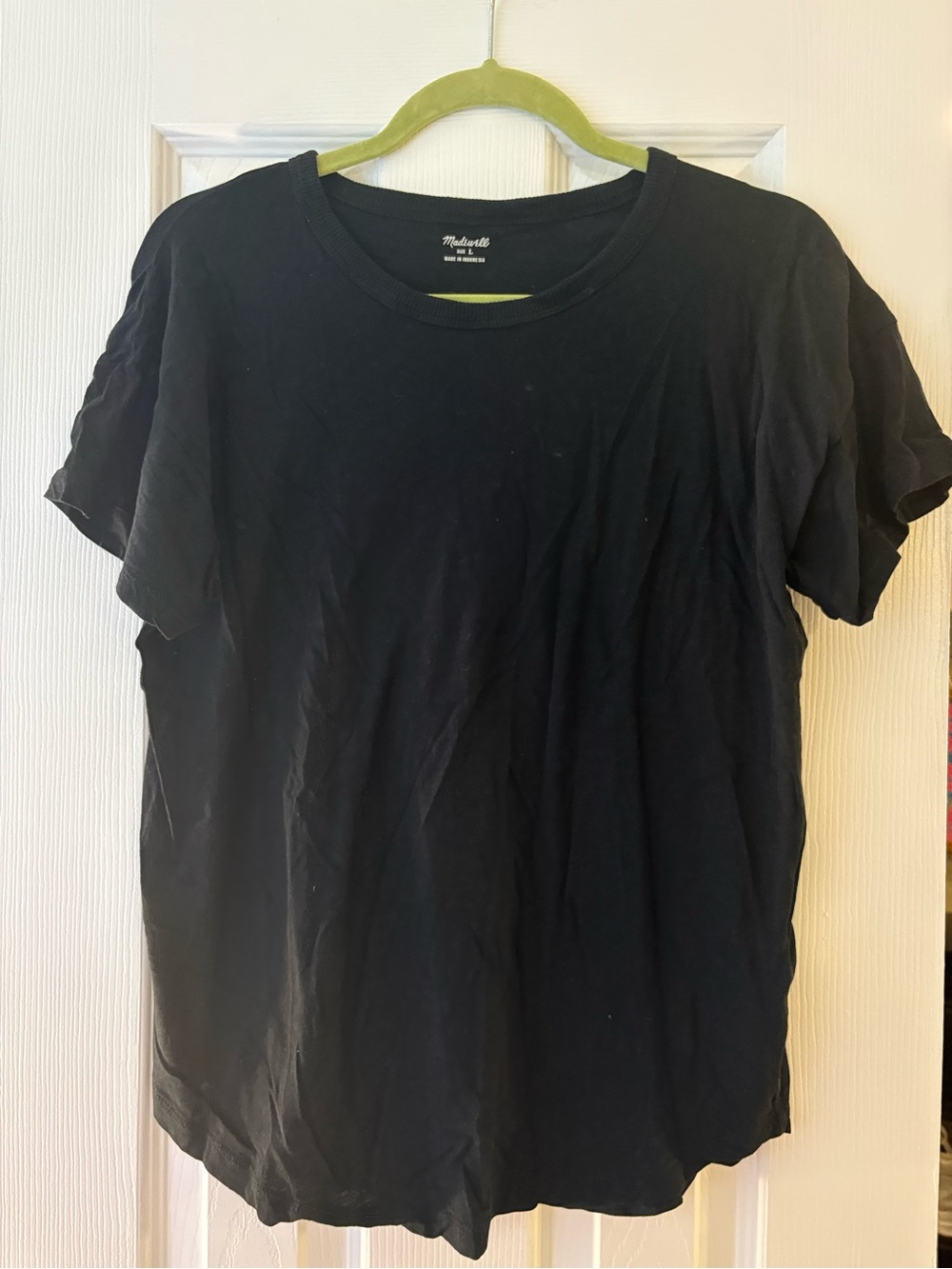 Madewell Black Short Sleeve Crew T-Shirt
